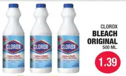 Carnicerias Jimenez CLOROX BLEACH ORIGINAL offer