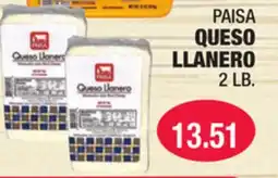 Carnicerias Jimenez PAISA QUESO LLANERO offer