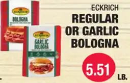 Carnicerias Jimenez ECKRICH REGULAR OR GARLIC BOLOGNA offer