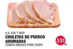 Carnicerias Jimenez U.S. GOV'T INSPI CHULETAS DE PUERCO AHUMADAS offer