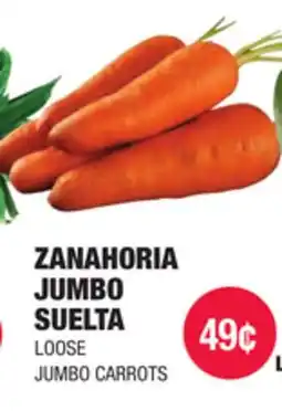 Carnicerias Jimenez LOOSE JUMBO CARROTS offer
