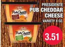 Carnicerias Jimenez PRESIDENTE PUB CHEDDAR CHEESE offer