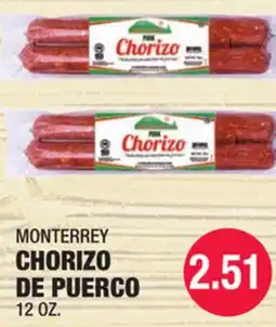 Carnicerias Jimenez MONTERREY CHORIZO DE PUERCO offer