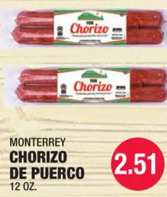 Carnicerias Jimenez MONTERREY CHORIZO DE PUERCO offer