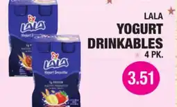 Carnicerias Jimenez LALA YOGURT DRINKABLES offer