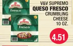Carnicerias Jimenez V&V SUPREMO QUESO FRESCO CRUMBLING CHEESE offer