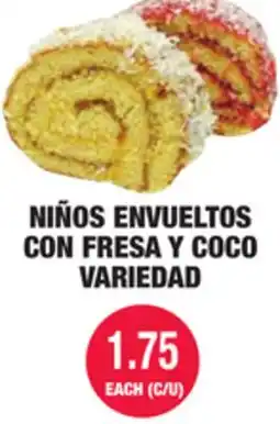 Carnicerias Jimenez NIÑOS ENVELADOS CON FRESA Y COCO VARIEDAD offer