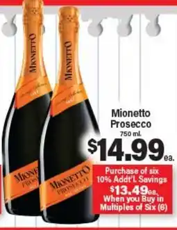 Angelo Caputo's Fresh Market Mionetto Prosecco offer