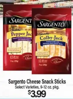 Angelo Caputo's Fresh Market Sargento Cheese Snack Sticks offer