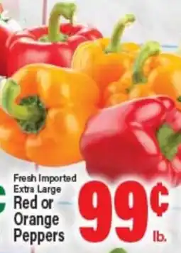 Angelo Caputo's Fresh Market Fresh Imported Extra Large Red or Orange Peppers offer