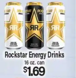 Angelo Caputo's Fresh Market Rockstar Energy Drinks offer
