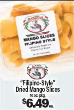 Angelo Caputo's Fresh Market Filipino-Style Dried Mango Slices offer