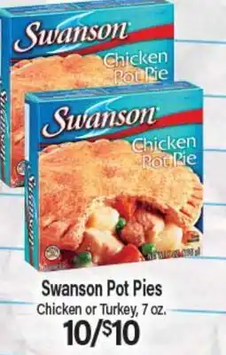 Angelo Caputo's Fresh Market Swanson Pot Pies offer