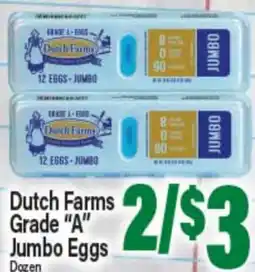 Angelo Caputo's Fresh Market Dutch Farms Grade A Jumbo Eggs offer