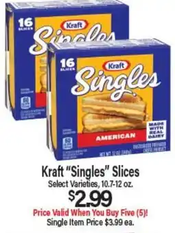 Angelo Caputo's Fresh Market Kraft Singles Slices offer