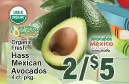 Angelo Caputo's Fresh Market Organic Fresh Hass Mexican Avocados offer