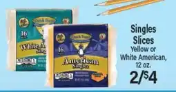 Angelo Caputo's Fresh Market Singles Slices Yellow or White American offer