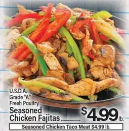 Angelo Caputo's Fresh Market Seasoned Chicken Fajitas offer