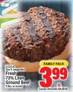 Angelo Caputo's Fresh Market Fresh 73% Lean Ground Beef offer
