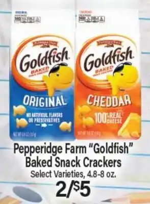 Angelo Caputo's Fresh Market Pepperidge Farm Goldfish Baked Snack Crackers offer