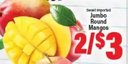 Angelo Caputo's Fresh Market Sweet Imported Jumbo Round Mangos offer