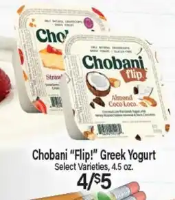 Angelo Caputo's Fresh Market Chobani Flip! Greek Yogurt offer