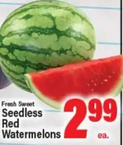 Angelo Caputo's Fresh Market Fresh Sweet Seedless Red Watermelons offer