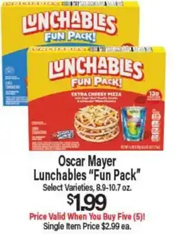 Angelo Caputo's Fresh Market Oscar Mayer Lunchables Fun Pack offer