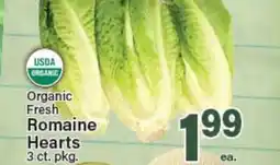 Angelo Caputo's Fresh Market Organic Fresh Romaine Hearts offer