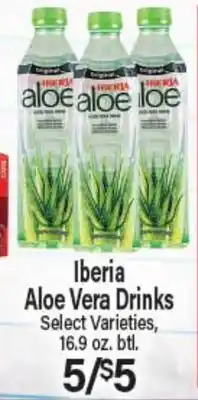 Angelo Caputo's Fresh Market Iberia Aloe Vera Drinks offer