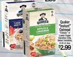 Angelo Caputo's Fresh Market Quaker Instant Oatmeal offer