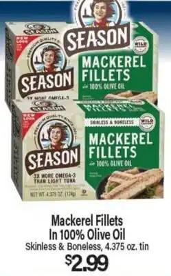 Angelo Caputo's Fresh Market Mackerel Fillets In 100% Olive Oil offer