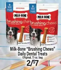 Angelo Caputo's Fresh Market Milk-Bone Brushing Chews Daily Dental Treats offer