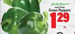 Angelo Caputo's Fresh Market Locally Grown Farm Fresh Green Peppers offer