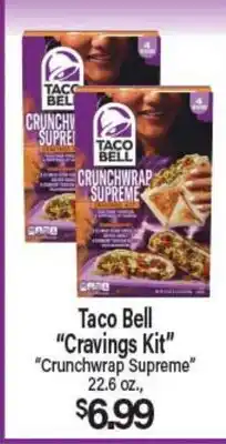 Angelo Caputo's Fresh Market Taco Bell Cravings Kit Crunchwrap Supreme offer
