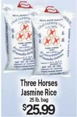 Angelo Caputo's Fresh Market Three Horses Jasmine Rice offer