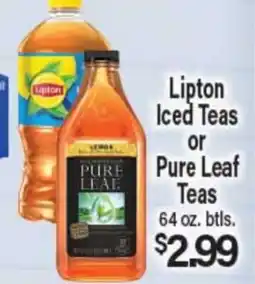Angelo Caputo's Fresh Market Lipton Iced Teas or Pure Leaf Teas offer