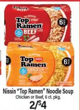 Angelo Caputo's Fresh Market Nissin Top Ramen Noodle Soup offer