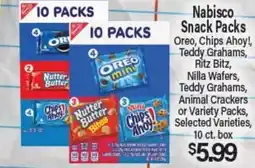 Angelo Caputo's Fresh Market Nabisco Snack Packs offer