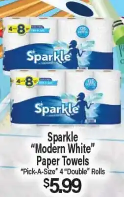 Angelo Caputo's Fresh Market Sparkle Modern White Paper Towels offer