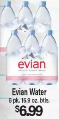 Angelo Caputo's Fresh Market Evian Water offer