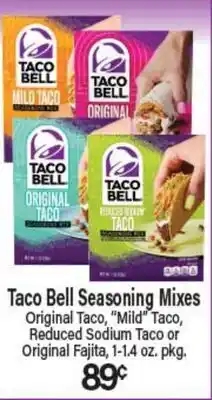 Angelo Caputo's Fresh Market Taco Bell Seasoning Mixes offer