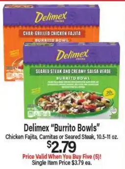 Angelo Caputo's Fresh Market Delimex Burrito Bowls offer