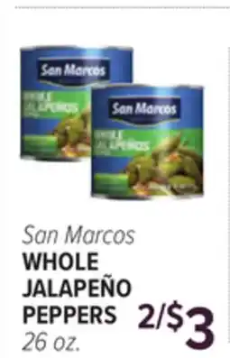 Cermak Fresh Market San Marcos WHOLE JALAPEÑO PEPPERS offer