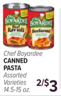 Cermak Fresh Market Chef Boyardee CANNED PASTA offer