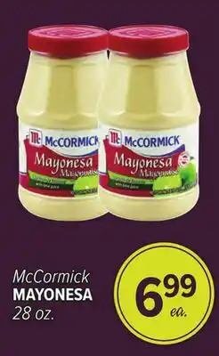 Cermak Fresh Market McCormick MAYONESA offer