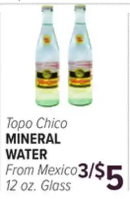 Cermak Fresh Market Topo Chico MINERAL WATER offer