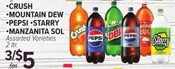 Cermak Fresh Market •CRUSH •MOUNTAIN DEW •PEPSI •STARRY •MANZANITA SOL offer