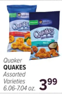 Cermak Fresh Market Quaker QUAKES offer