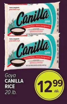 Cermak Fresh Market GOYA CANILLA RICE offer